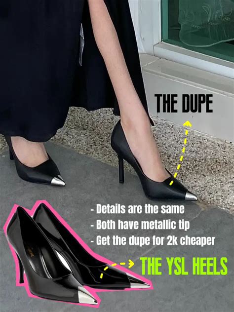 ysl heels dupe|high street shoes dupe.